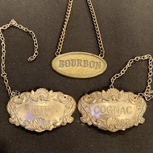 Whiskey bottle tags
